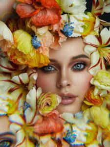 An editorial inspired by Midsommar 🌸__Petals as armor. Beauty as ritual. This series explores the tension between softness and strength_ captured thro_3